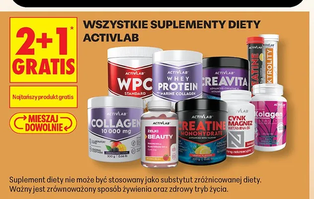 Suplement diety Activlab Creavita promocja w Biedronka