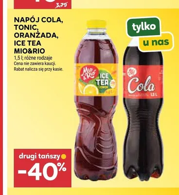 Napój Ice Tea Mio&Rio promocja w Stokrotka