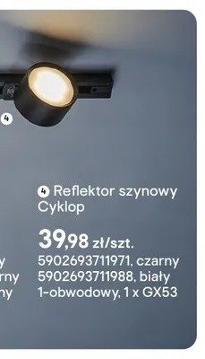 Reflektor szynowy Cyklop promocja w Castorama