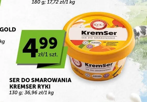 Ser do smarowania KremSer Ryki promocja w Groszek