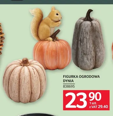 Figurka ogrodowa dynia promocja w Selgros