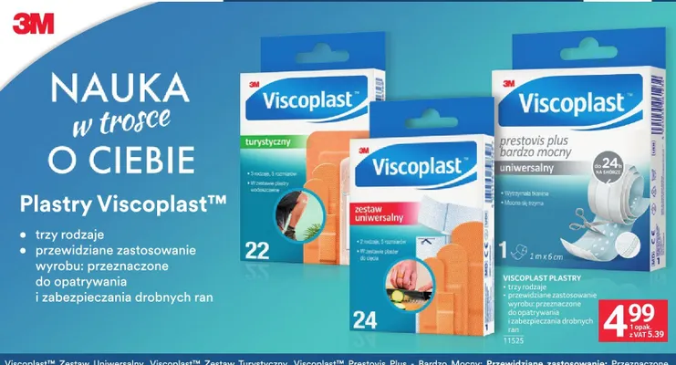 Plastry Viscoplast Zestaw Uniwersalny 24 szt. promocja w Selgros