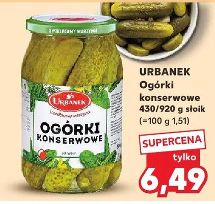 Ogórki konserwowe promocja w Kaufland