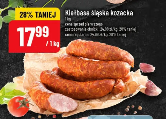 Kiełbasa śląska kozacka promocja w POLOmarket