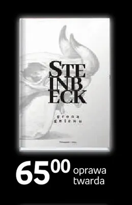 Książka Grona gniewu John Steinbeck oprawa twarda promocja w Empik
