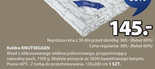 Kołdra promocja w Jysk