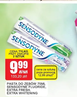 Pasta do zębów Sensodyne Extra Whitening promocja w Bingo