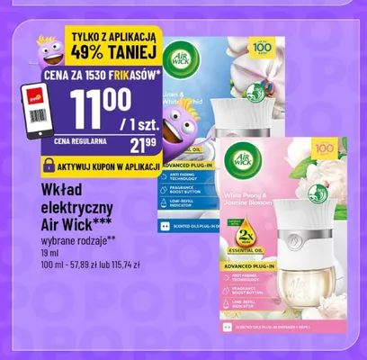 Wkład elektryczny Air Wick Linen & White Lilac promocja w POLOmarket