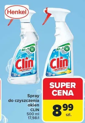 Spray do czyszczenia okien promocja w Carrefour
