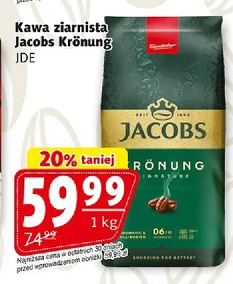 Kawa ziarnista Jacobs Krönung promocja w Prim Market