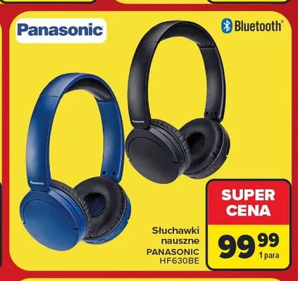 Słuchawki nauszne Panasonic HF630BE promocja w Carrefour