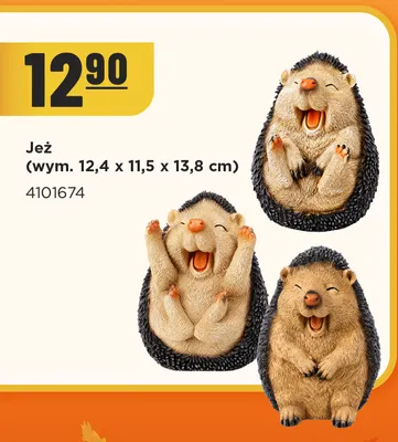 Jeż 12,4x11,5x13,8 cm promocja w MR. DIY
