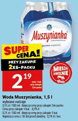 Woda Muszynianka promocja w Twój Market