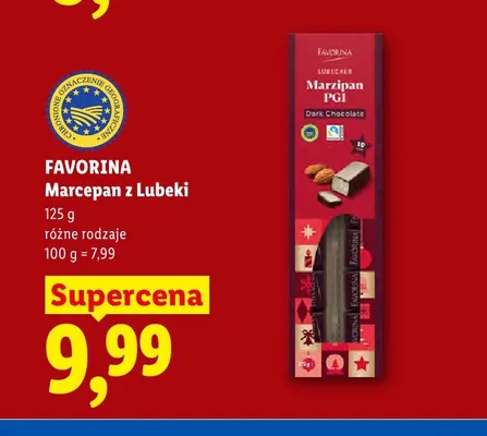 Marcepan z Lubeki Favorina promocja w Lidl