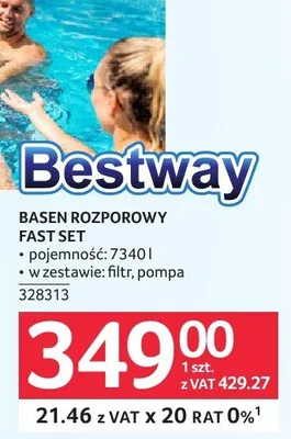 Basen rozporowy Fast Set 328313 promocja w Selgros
