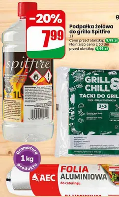 Podpałka żelowa do grilla 1l promocja w Dino