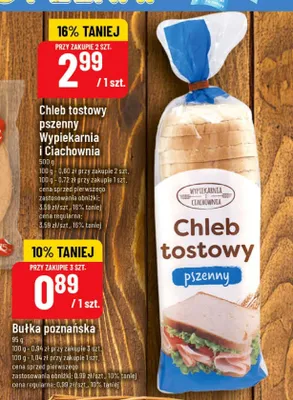Chleb tostowy pszenny Wypiekarnia i Ciachownia promocja w POLOmarket