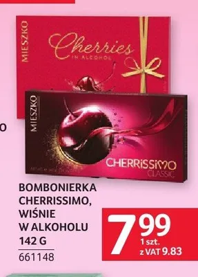 Bombonierka Wiśnie w alkoholu 142g promocja w Selgros