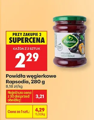 Powidła węgierkowe  promocja w Biedronka