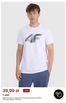 T-shirt 4F promocja w 4F