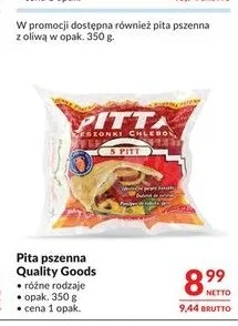 Pita pszenna Quality Goods promocja w Makro