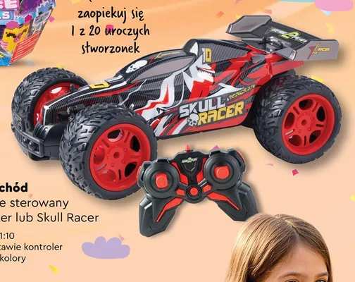 Samochód zdalnie sterowany Monster skala 1:10 promocja w Biedronka