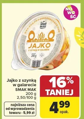 Jajko z szynką w galarecie promocja w Carrefour Market