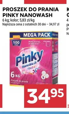 Proszek do prania Pinky Nanowash Color promocja w Stokrotka