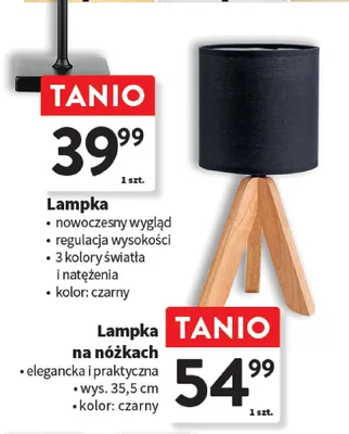 Lampka na nóżkach promocja w Intermarche