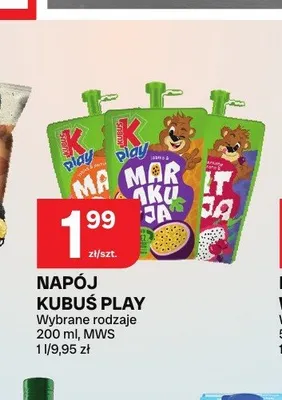 Napój KUBUŚ PLAY promocja w Chorten