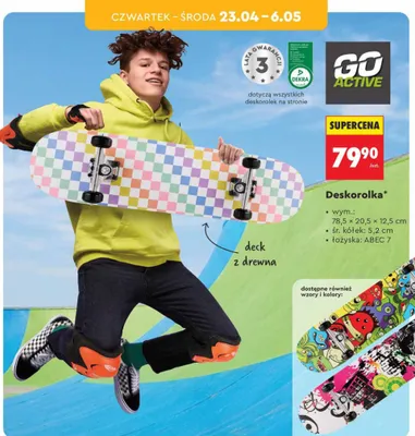 Deskorolka promocja w Biedronka