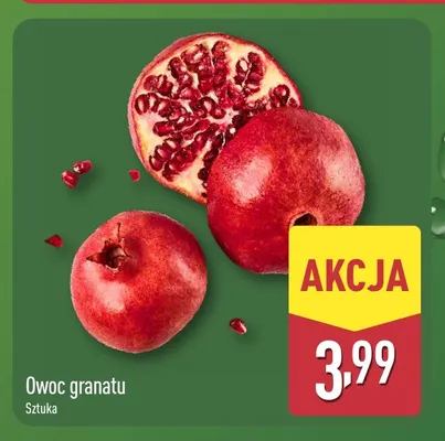 Owoc granatu promocja w Aldi