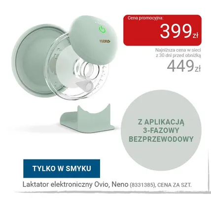 Laktator elektroniczny Neno Ovio promocja w Smyk