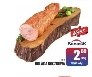 Rolada boczkowa Kier promocja w Tomi Markt