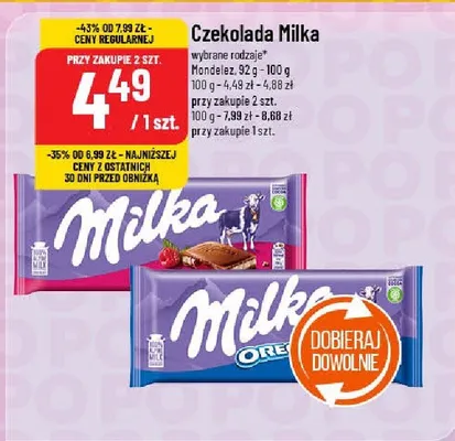 Czekolada mleczna promocja w POLOmarket
