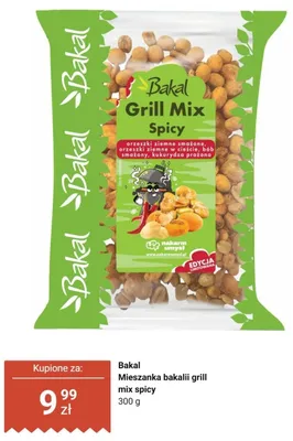 Mieszanka bakalii Bakal Grill Mix Spicy promocja w Dino