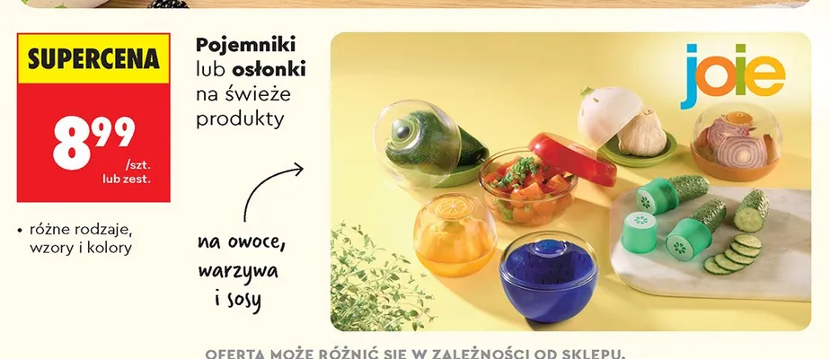 Pojemniki na świeże produkty Joie promocja w Biedronka