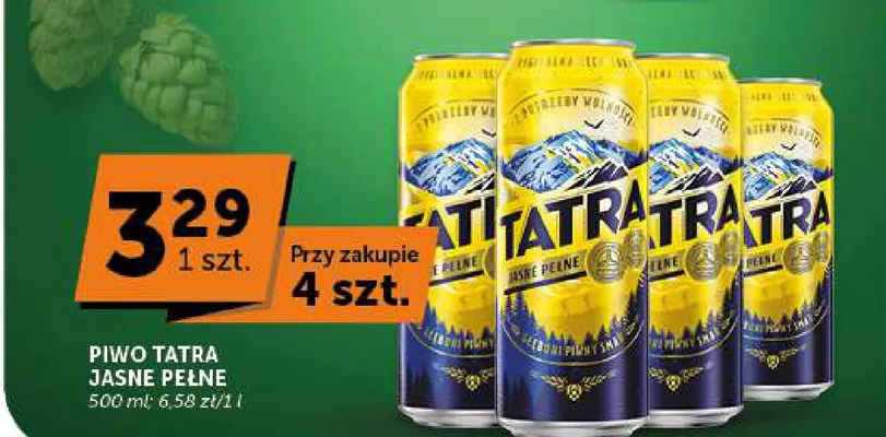 Piwo Tatra promocja w Euro Sklep