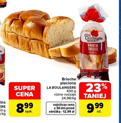 Brioche pleciona La Boulangère promocja w Carrefour