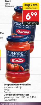 Sos pomidorowy Pomodori e Datterini Barilla promocja w Market Point