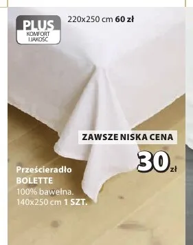 Prześcieradło Bolette promocja w Jysk