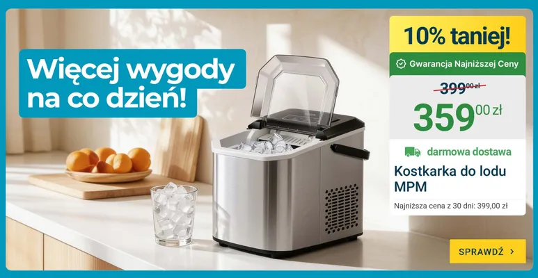 Kostkarka do lodu MPM promocja w ERLI