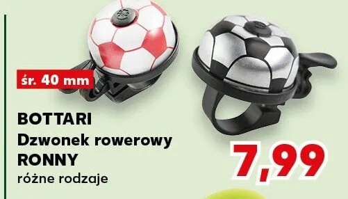 Dzwonek rowerowy RONNY różne rodzaje promocja w Kaufland