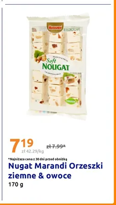 Nugat Marandi orzeszki ziemne & owoce promocja w Action