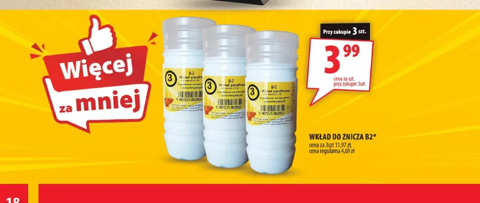 Wkład do znicza B2 promocja w Arhelan