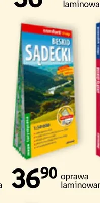 Mapa laminowana Beskid Sądecki Comfort! Map Expressmap promocja w Empik