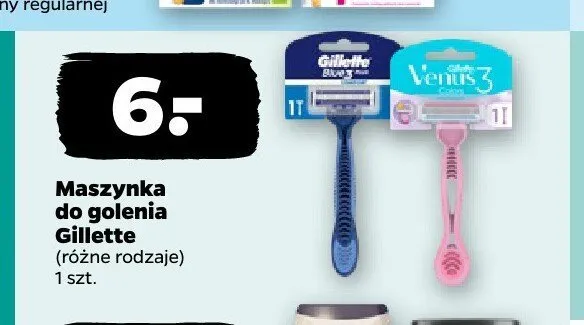 Maszynka do golenia Gillette Venus 3 promocja w Netto