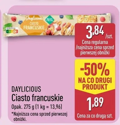 Ciastka francuskie promocja w Aldi