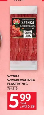 Szynka szwarcwaldzka plastry Bell promocja w Selgros