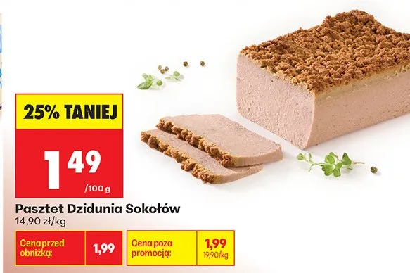 Pasztet Dzidunia Sokołów promocja w Biedronka